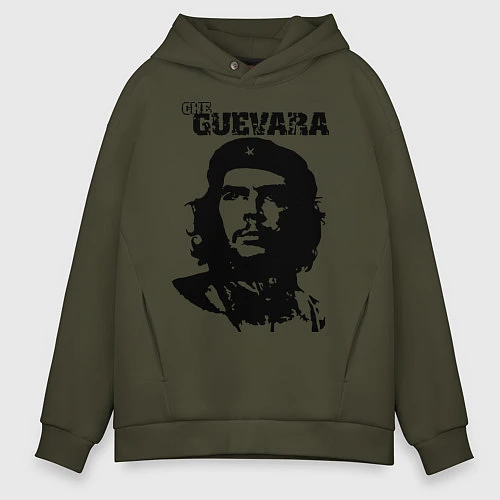 Мужское худи оверсайз Che Guevara / Хаки – фото 1