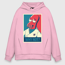Мужское худи оверсайз Zoidberg: Why not?