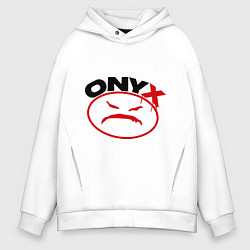 Толстовка оверсайз мужская Onyx, цвет: белый