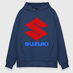 Толстовка оверсайз мужская Suzuki, цвет: тёмно-синий