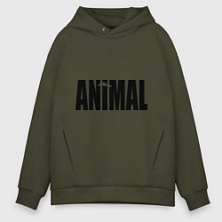 Мужское худи оверсайз Animal