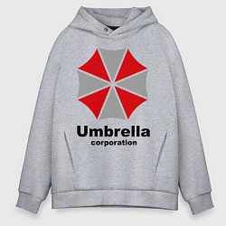 Толстовка оверсайз мужская Umbrella corporation, цвет: меланж