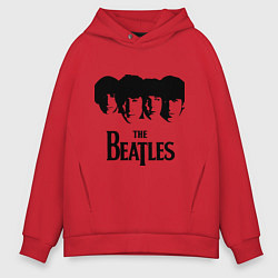 Мужское худи оверсайз The Beatles: Faces