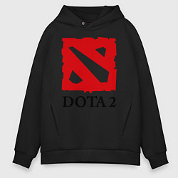 Мужское худи оверсайз Dota 2: Logo
