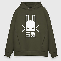 Толстовка оверсайз мужская Destiny Rabbit, цвет: хаки