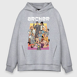 Мужское худи оверсайз Archer