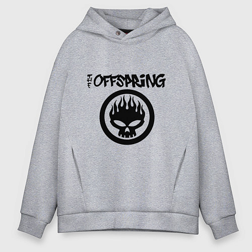 Мужское худи оверсайз The Offspring / Меланж – фото 1