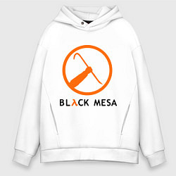 Мужское худи оверсайз Black mesa: Scrap