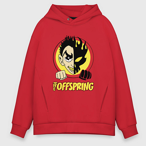 Мужское худи оверсайз The Offspring Boy / Красный – фото 1