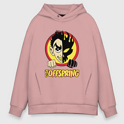 Толстовка оверсайз мужская The Offspring Boy, цвет: пыльно-розовый