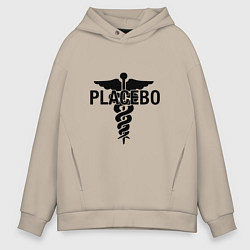 Толстовка оверсайз мужская Placebo, цвет: миндальный