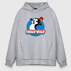 Толстовка оверсайз мужская Chilly Willy, цвет: меланж