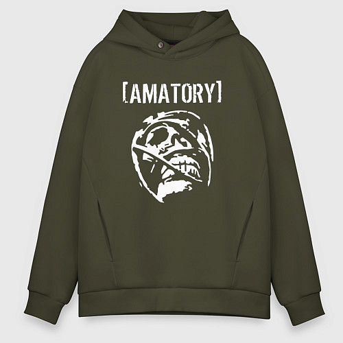 Мужское худи оверсайз Amatory / Хаки – фото 1