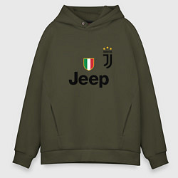 Мужское худи оверсайз Ronaldo: Juve Sport