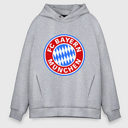 Толстовка оверсайз мужская Bayern Munchen FC, цвет: меланж