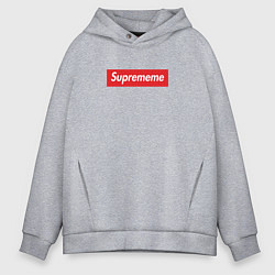Толстовка оверсайз мужская Suprememe, цвет: меланж