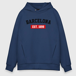 Мужское худи оверсайз FC Barcelona Est. 1899