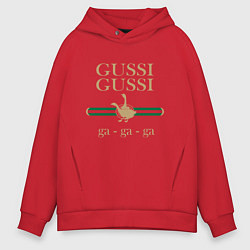 Толстовка оверсайз мужская GUSSI Ga-Style, цвет: красный
