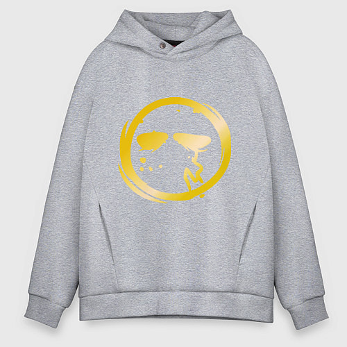 Мужское худи оверсайз Danny / Меланж – фото 1