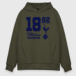Толстовка оверсайз мужская FC Tottenham 1882, цвет: хаки