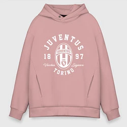 Толстовка оверсайз мужская Juventus 1897: Torino, цвет: пыльно-розовый