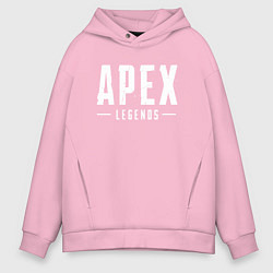 Толстовка оверсайз мужская Apex Legends, цвет: светло-розовый