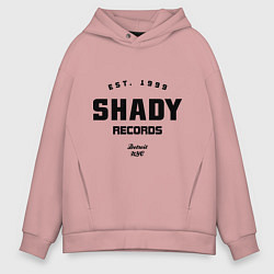 Толстовка оверсайз мужская Shady records, цвет: пыльно-розовый
