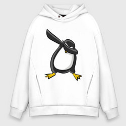 Толстовка оверсайз мужская DAB Pinguin, цвет: белый