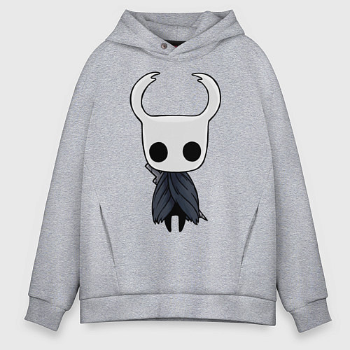 Мужское худи оверсайз Hollow Knight / Меланж – фото 1