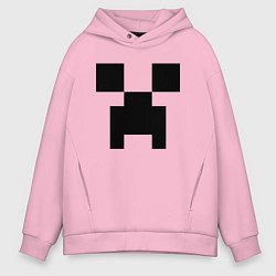 Толстовка оверсайз мужская Minecraft, цвет: светло-розовый