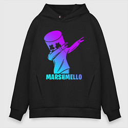 Толстовка оверсайз мужская MARSHMELLO, цвет: черный