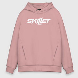 Толстовка оверсайз мужская Skillet, цвет: пыльно-розовый