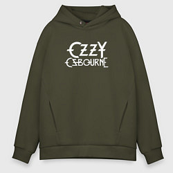 Толстовка оверсайз мужская Ozzy Osbourne, цвет: хаки