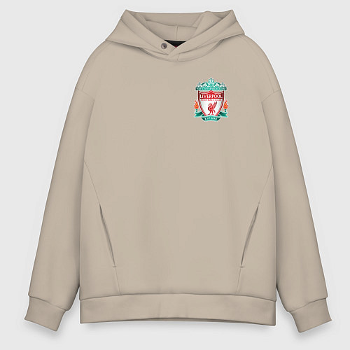 Мужское худи оверсайз LIVERPOOL / Миндальный – фото 1