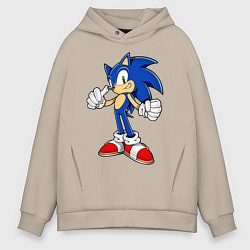 Мужское худи оверсайз Sonic