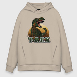 Мужское худи оверсайз T-Rex