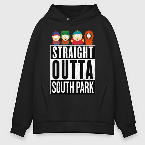 Мужское худи оверсайз SOUTH PARK / Черный – фото 1