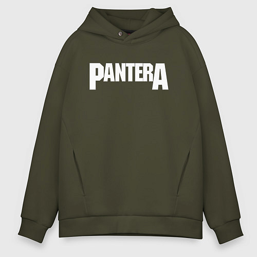Мужское худи оверсайз PANTERA / Хаки – фото 1