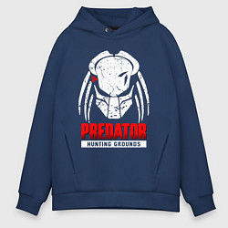 Толстовка оверсайз мужская PREDATOR: HUNTING GROUNDS, цвет: тёмно-синий