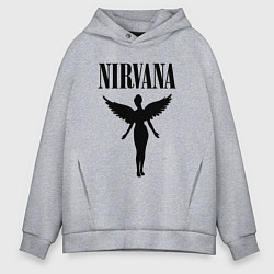 Толстовка оверсайз мужская NIRVANA, цвет: меланж