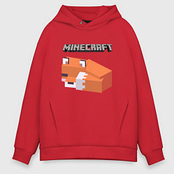 Толстовка оверсайз мужская MINERCRAFT, цвет: красный