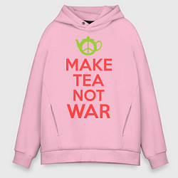 Мужское худи оверсайз Make tea not war
