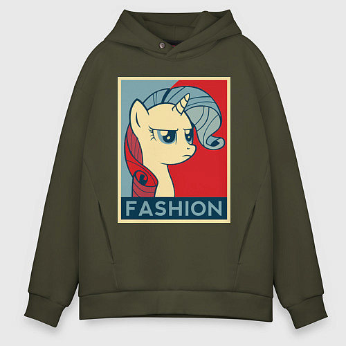 Мужское худи оверсайз Trixie Fashion / Хаки – фото 1