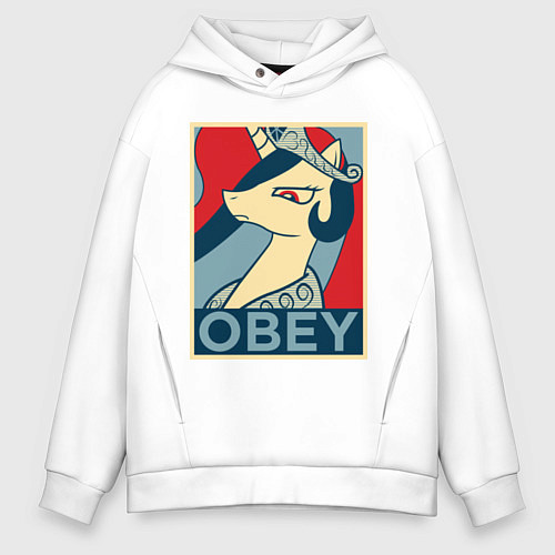 Мужское худи оверсайз Trixie OBEY / Белый – фото 1