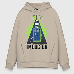 Мужское худи оверсайз Trust me, i'm doctor who