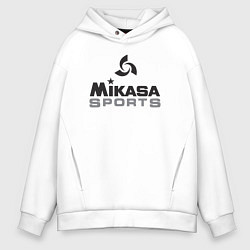 Толстовка оверсайз мужская MIKASA SPORTS, цвет: белый