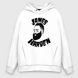 Толстовка оверсайз мужская James Harden, цвет: белый