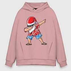 Толстовка оверсайз мужская Santa Dab, цвет: пыльно-розовый