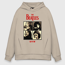 Мужское худи оверсайз The Beatles LET IT BE
