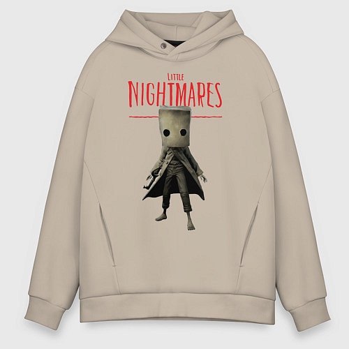 Мужское худи оверсайз Little Nightmares / Миндальный – фото 1